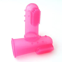 HKM-4921021 Natural Silicone Finger Toothbrush for Gentle Oral Care, Size 5.5*2.2CM