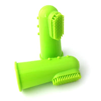 HKM-4921021 Natural Silicone Finger Toothbrush for Gentle Oral Care, Size 5.5*2.2CM