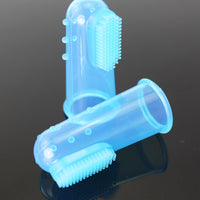 HKM-4921021 Natural Silicone Finger Toothbrush for Gentle Oral Care, Size 5.5*2.2CM