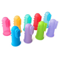HKM-4921021 Natural Silicone Finger Toothbrush for Gentle Oral Care, Size 5.5*2.2CM