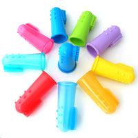 HKM-4921021 Natural Silicone Finger Toothbrush for Gentle Oral Care, Size 5.5*2.2CM