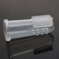 HKM-4921021 Natural Silicone Finger Toothbrush for Gentle Oral Care, Size 5.5*2.2CM