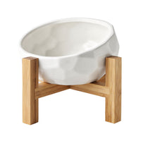 HKM-4922173 Oblique Mouth Cat and Dog Food Bowl with Method Bucket Design