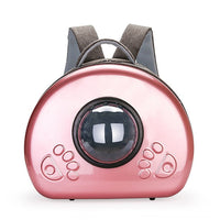 HKM-4922429 Transparent Portable Cat Diaper Bag – Breathable Design in Rose Gold, Luxury Silver, Champagne Gold