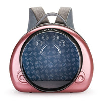 HKM-4922429 Transparent Portable Cat Diaper Bag – Breathable Design in Rose Gold, Luxury Silver, Champagne Gold