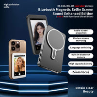 HKM-492307 Upgraded RK-X40L Mobile Selfie Screen Projector with Audio, Focusing Feature, and Built-in Camera Button