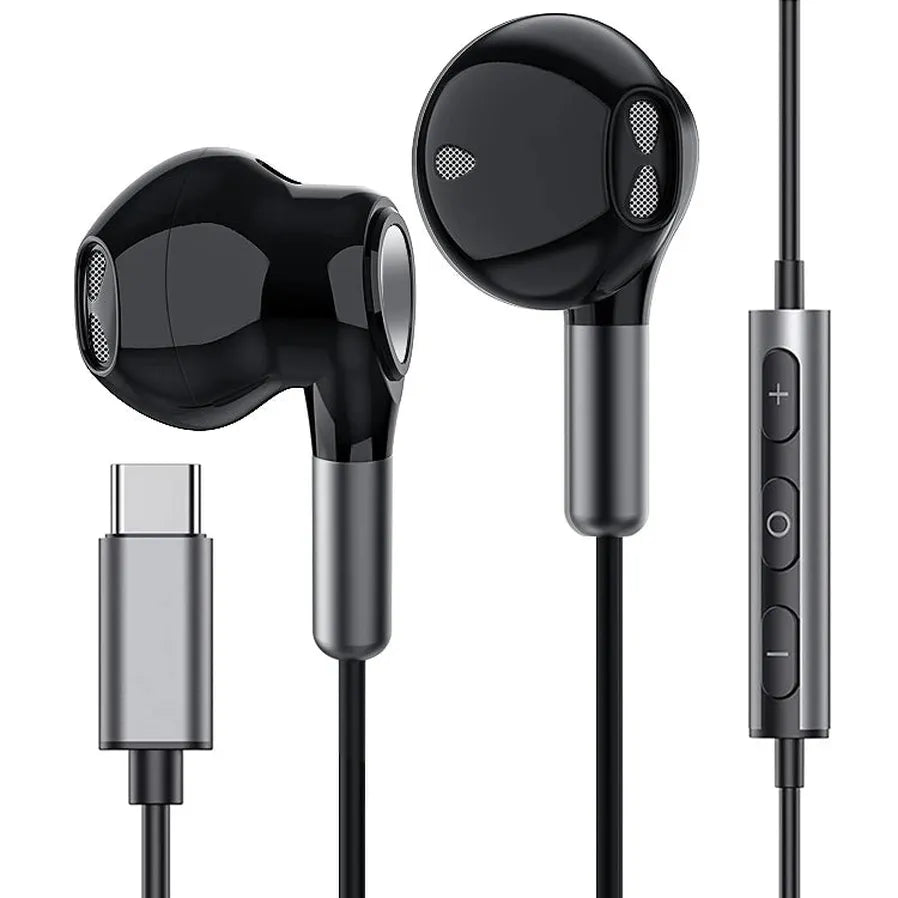 HKM-492371 Digital DAC Type-C In-Ear Wired Earphones with Microphone for iPhone 15 and 15 Pro