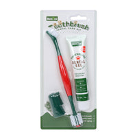 HKM-4923837 Pet Toothpaste and Finger Stall Toothbrush Set for Dogs and Cats - Vanilla and Beef Flavors
