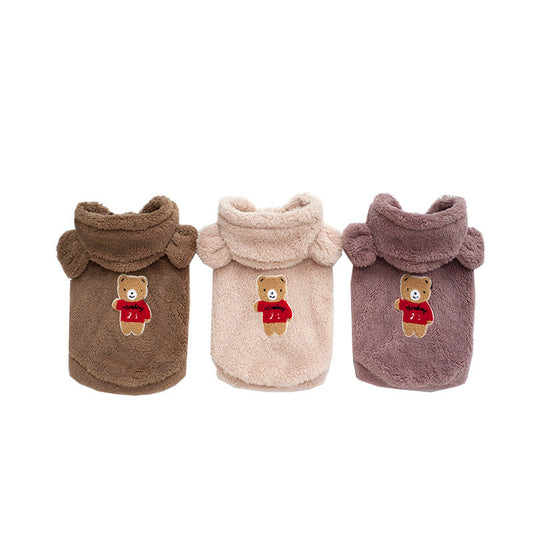 HKM-4924349 Cozy Coral Fleece Vest for Small Dogs in Multiple Colors and Sizes