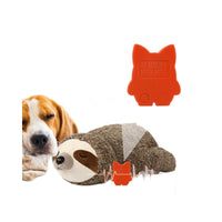 HKM-4925629 Interactive Plush Pet Toy with Heartbeat Device - Sloth Design
