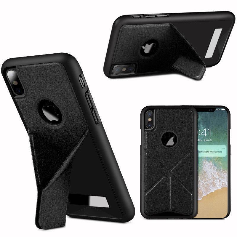 HKM-492563 Creative Bracket Mobile Phone Case - 1.3mm Thick, Super Anti-Fall, Available in 4 Colors