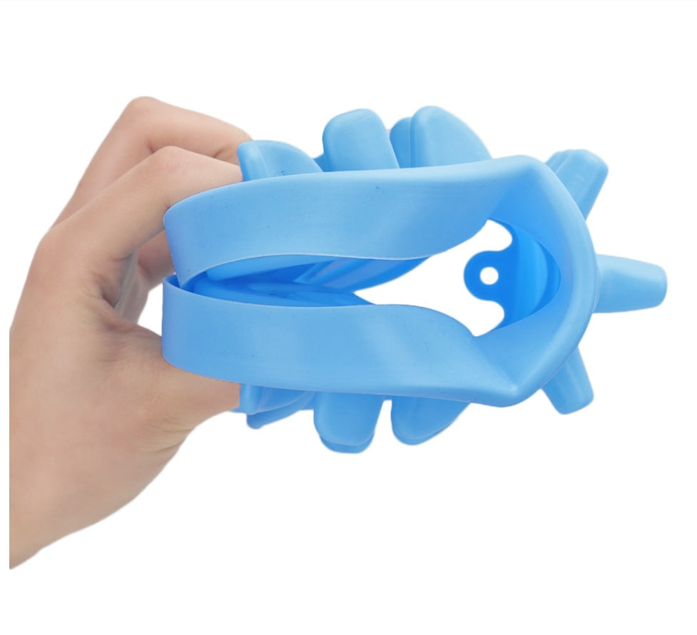 HKM-4926141 Pet Dog Slow Feeder Bowl - Anti-Choke Silicone Travel Design, Available in Small and Large Sizes
