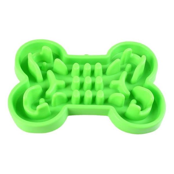 HKM-4926141 Pet Dog Slow Feeder Bowl - Anti-Choke Silicone Travel Design, Available in Small and Large Sizes
