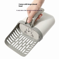 HKM-4927421 Extra Large Cat Litter Scoop with Storage Box for Easy Waste Disposal