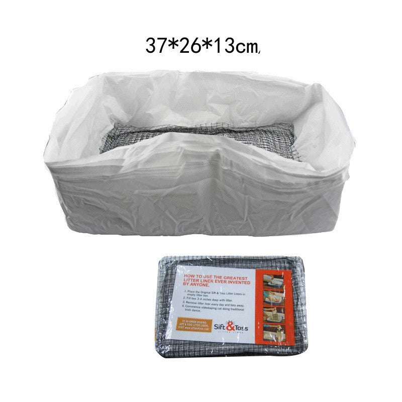 HKM-4927549 Cat Litter Sand Bag Filter Strainer Cleaning Tool - 10 Piece Set