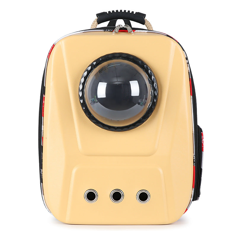 HKM-4928189 Breathable Large Capacity Portable Backpack for Cats, Fashionable EVA Design