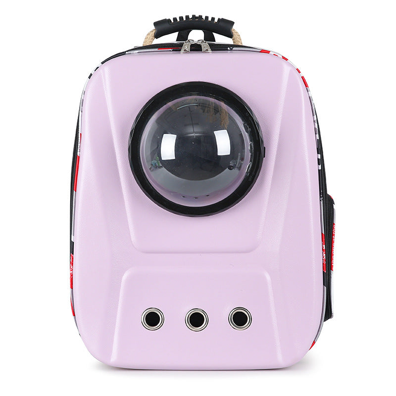 HKM-4928189 Breathable Large Capacity Portable Backpack for Cats, Fashionable EVA Design