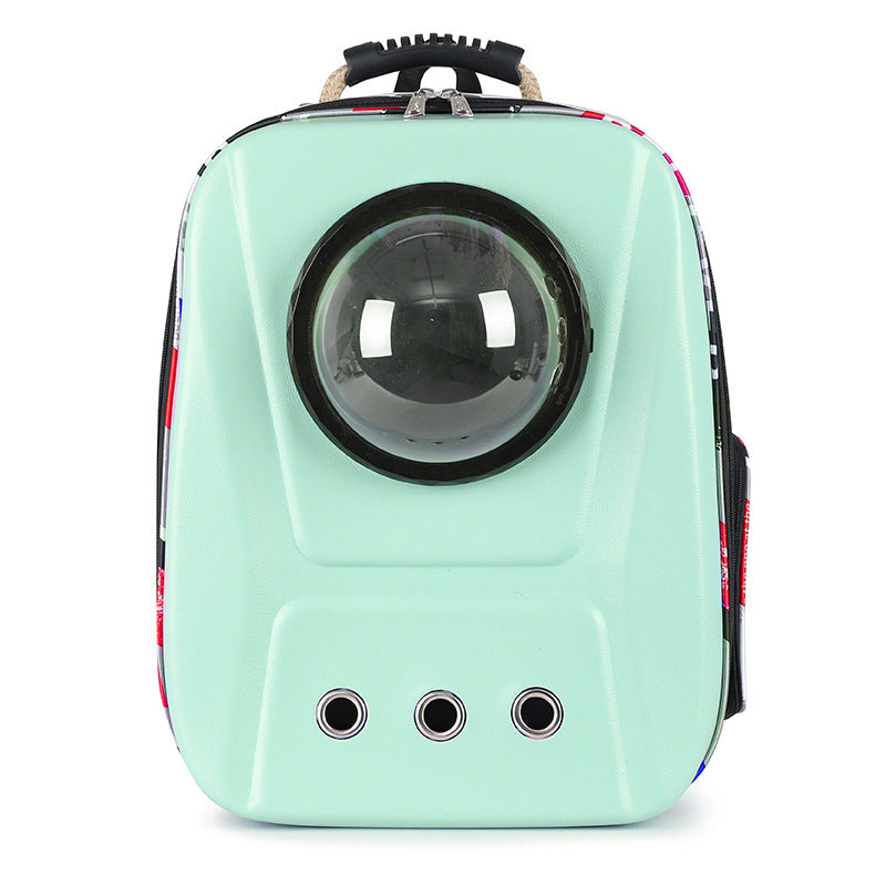 HKM-4928189 Breathable Large Capacity Portable Backpack for Cats, Fashionable EVA Design