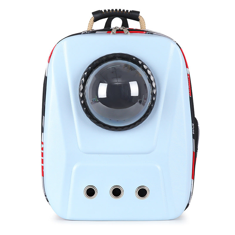 HKM-4928189 Breathable Large Capacity Portable Backpack for Cats, Fashionable EVA Design
