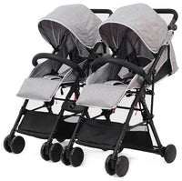 HKM-4928851 twin stroller set showcase with two matching strollers