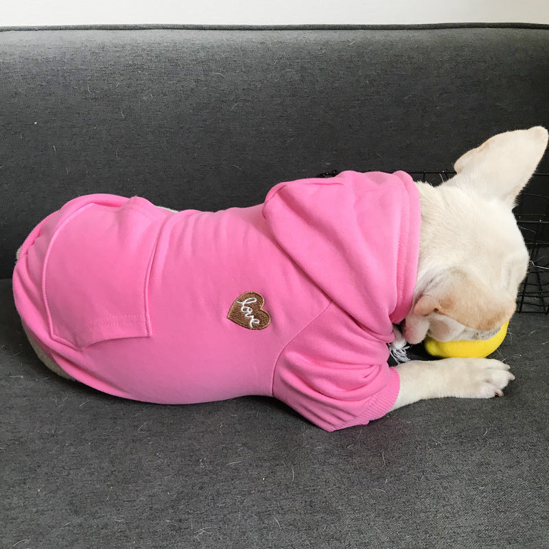 HKM-4930109 Matching Casual Cotton Pet and Parent Clothes in Blue, Yellow, and Rose Red