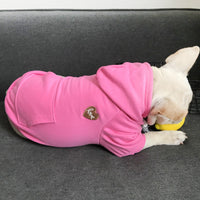 HKM-4930109 Matching Casual Cotton Pet and Parent Clothes in Blue, Yellow, and Rose Red