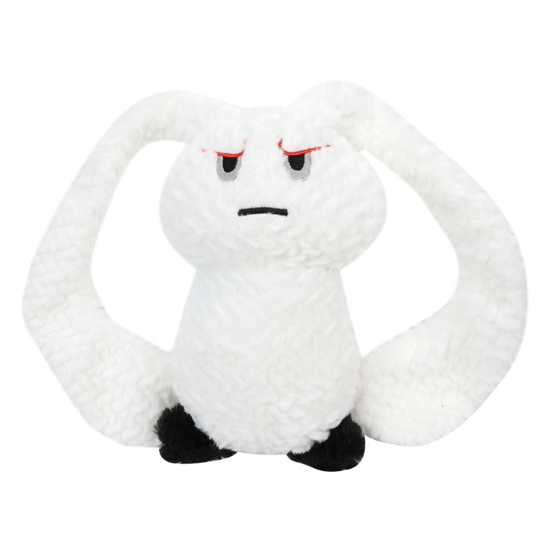 HKM-4931389 Plush Bunny Dog Teething Toy for Medium Small Puppies - Squeaky Chewable Stuffed Animal