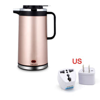 HKM-493139 Double Insulated Stainless Steel Mini Electric Kettle - 1.8L Capacity