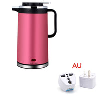 HKM-493139 Double Insulated Stainless Steel Mini Electric Kettle - 1.8L Capacity