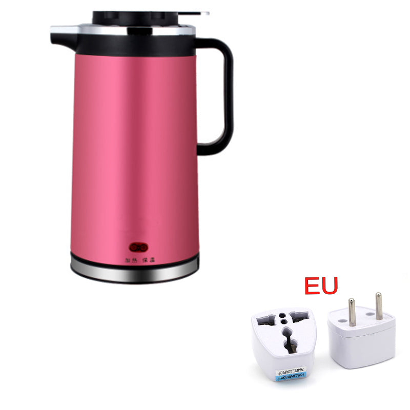 HKM-493139 Double Insulated Stainless Steel Mini Electric Kettle - 1.8L Capacity
