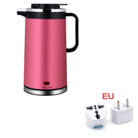 HKM-493139 Double Insulated Stainless Steel Mini Electric Kettle - 1.8L Capacity