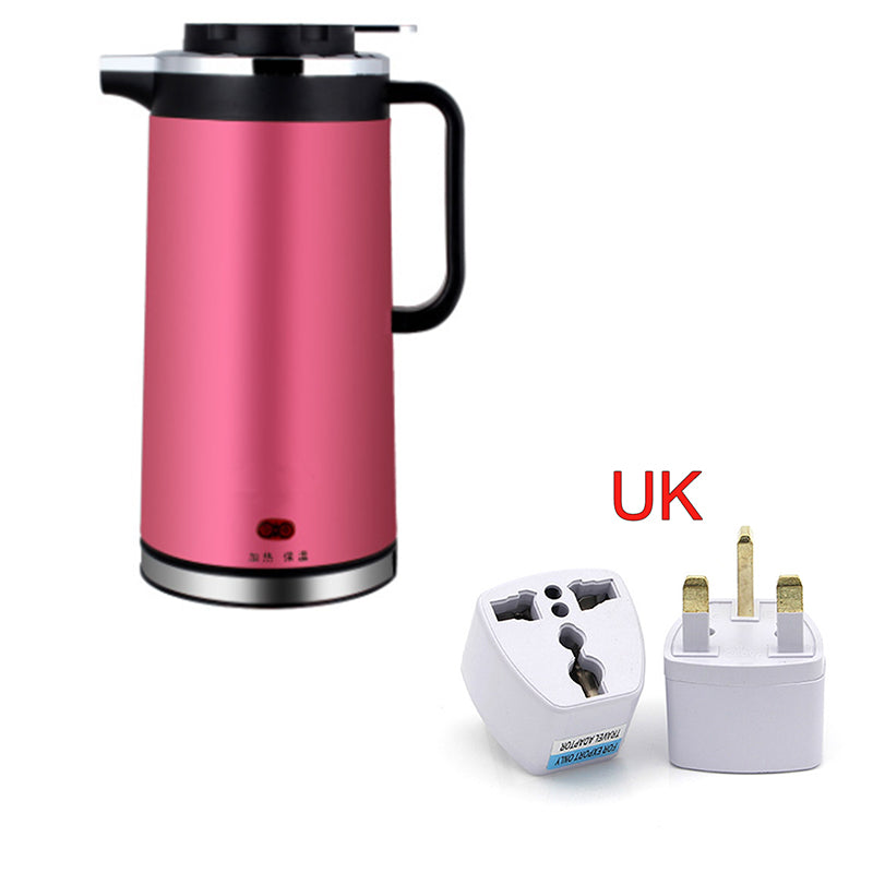 HKM-493139 Double Insulated Stainless Steel Mini Electric Kettle - 1.8L Capacity