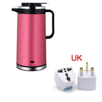 HKM-493139 Double Insulated Stainless Steel Mini Electric Kettle - 1.8L Capacity