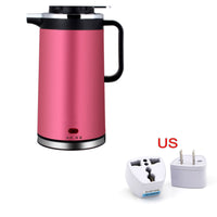 HKM-493139 Double Insulated Stainless Steel Mini Electric Kettle - 1.8L Capacity