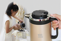 HKM-493139 Double Insulated Stainless Steel Mini Electric Kettle - 1.8L Capacity