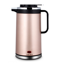 HKM-493139 Double Insulated Stainless Steel Mini Electric Kettle - 1.8L Capacity