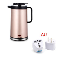 HKM-493139 Double Insulated Stainless Steel Mini Electric Kettle - 1.8L Capacity