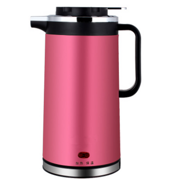 HKM-493139 Double Insulated Stainless Steel Mini Electric Kettle - 1.8L Capacity