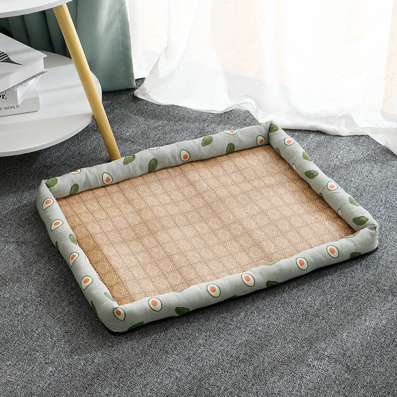 HKM-4931773 Summer Linen Pet Mat Nest - Available in Various Styles and Sizes