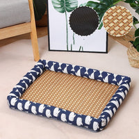 HKM-4931773 Summer Linen Pet Mat Nest - Available in Various Styles and Sizes