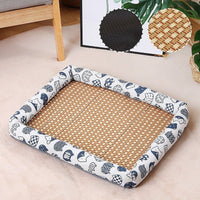 HKM-4931773 Summer Linen Pet Mat Nest - Available in Various Styles and Sizes
