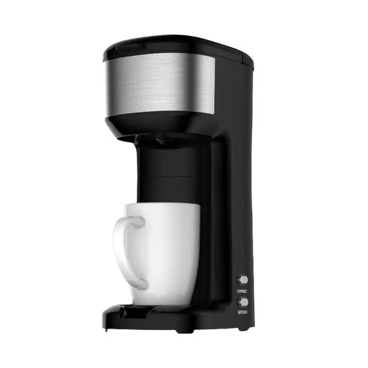 HKM-493203 2-in-1 Electric Coffee Maker with Multi-Portion Brew Capability for K Cup Capsules