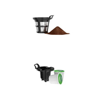 HKM-493203 2-in-1 Electric Coffee Maker with Multi-Portion Brew Capability for K Cup Capsules