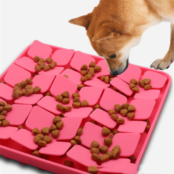 HKM-4933565 Silicone Licking Plate for Cats and Dogs - Slow Feed Tableware in Various Colors