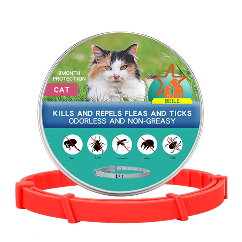 HKM-4933693 Flea Preventing Silicone Collar for Small to Large Dogs and Cats in Various Colors