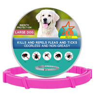 HKM-4933693 Flea Preventing Silicone Collar for Small to Large Dogs and Cats in Various Colors