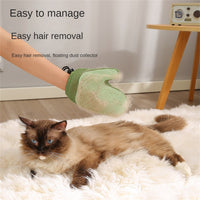 HKM-4934973 Pet Grooming Hair Removal Glove - Multi-Use Mitt for Shedding, Bathing, and Daily Combing