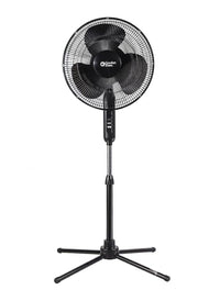 HKM-4934995 16 Inch Electric Oscillating Pedestal Fan with 3 Speed Settings, Adjustable Height and Tilt, Ideal for Home and Office