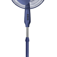 HKM-4934995 16 Inch Electric Oscillating Pedestal Fan with 3 Speed Settings, Adjustable Height and Tilt, Ideal for Home and Office