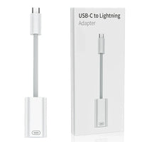 HKM-493523 iPhone 15 8Pin Female to USB C Male Earphone Adapter for Charging and Data Transmission